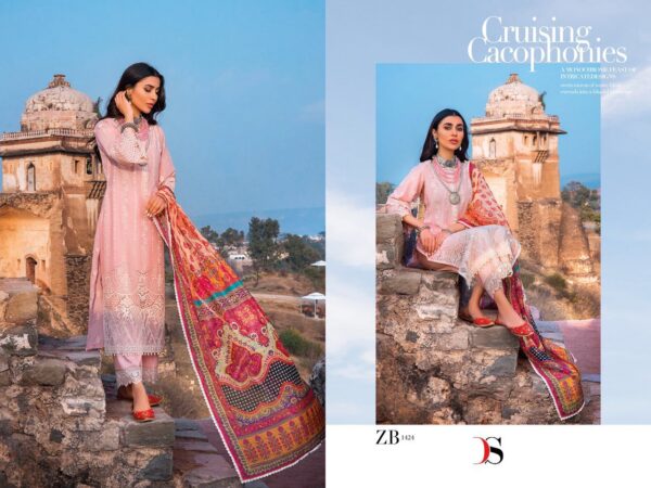 Zinab By Deepsy Cotton Suits Embroidery Latest Catalog 2022