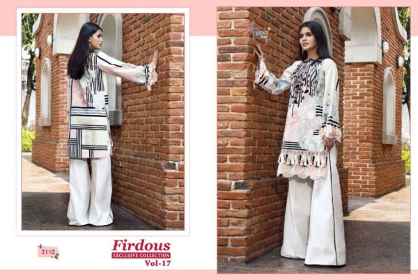 SHREE FABS FIRDOUS EXCLUSIVE COLLECTION VOL 17 PAKISTANI SUITS CATALOGUE