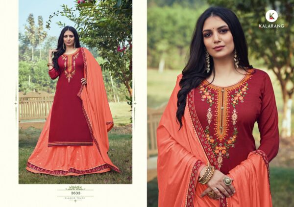 KALARANG SHIVALI JAM SILK COTTON EMBROIDERY SUITS AT BEST PRICE