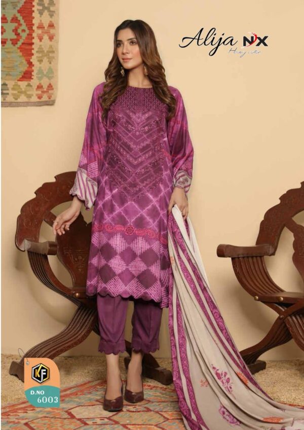 KEVAL FAB ALIJA NX KARACHI PRINTED SUITS AT CHEAPEST PRICE