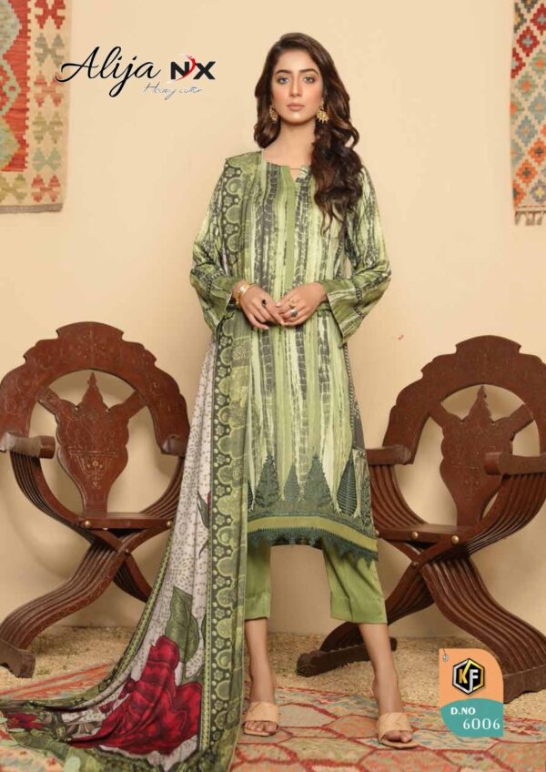 KEVAL FAB ALIJA NX KARACHI PRINTED SUITS AT CHEAPEST PRICE