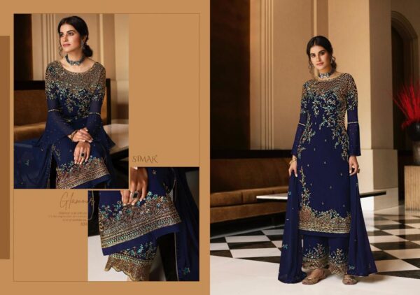 SIMAR ZAINA GEORGETTE WITH EMBROIDERY SUITS LATEST COLLECTION