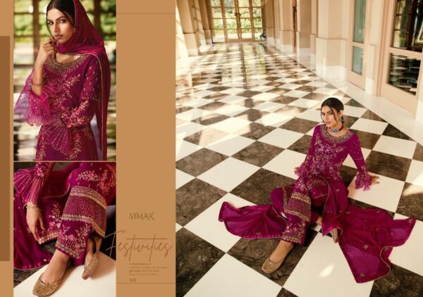 SIMAR ZAINA GEORGETTE WITH EMBROIDERY SUITS LATEST COLLECTION