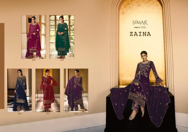 SIMAR ZAINA GEORGETTE WITH EMBROIDERY SUITS LATEST COLLECTION