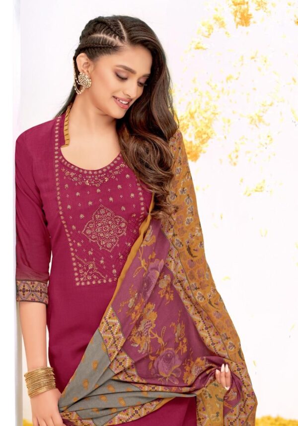 SURYAJYOTI SHADED VOL 5 SATIN COTTON SUITS WHOLESALER SURAT