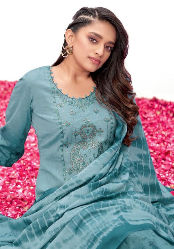 SURYAJYOTI SHADED VOL 5 SATIN COTTON SUITS WHOLESALER SURAT