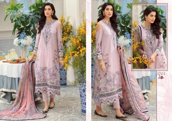 House Of Lawn Noor Embroidery Collection Pakistani Salwar Kameez 2022