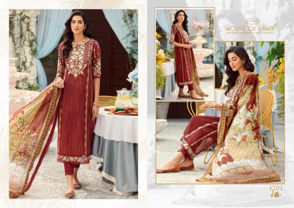 House Of Lawn Noor Embroidery Collection Pakistani Salwar Kameez 2022