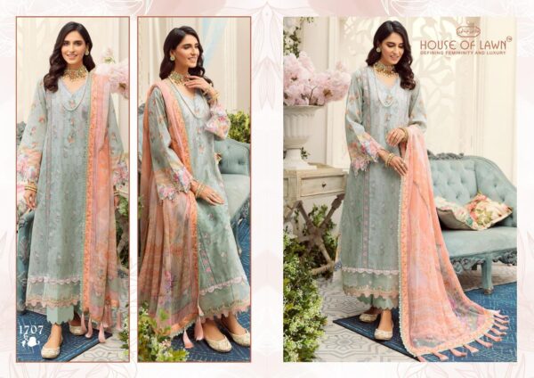 House Of Lawn Noor Embroidery Collection Pakistani Salwar Kameez 2022