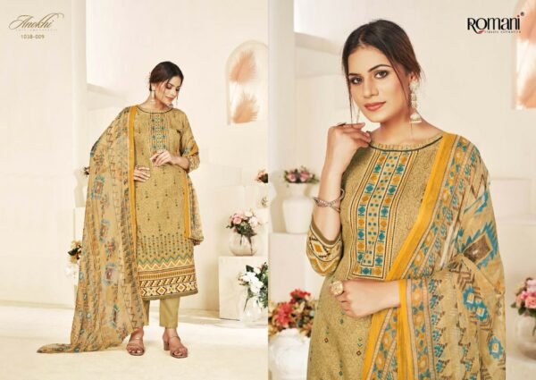 ROMANI ANOKHI VOL 2 COTTON PRINTED  DRESS MATERIAL AT CHEAPEST PRICE