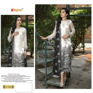 Fepic Rosemeen 5165 B Butterfly Net With Heavy Embroidery Pakistani Suits Collection