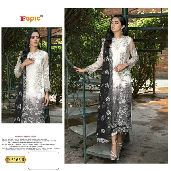 Fepic Rosemeen 5165 B Butterfly Net With Heavy Embroidery Pakistani Suits Collection