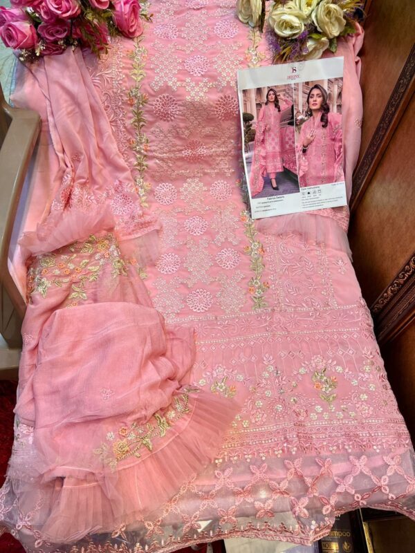 Deepsy D 143 Georgette Heavy Embroidery Pakistani Suits