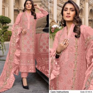 Deepsy D 143 Georgette Heavy Embroidery Pakistani Suits