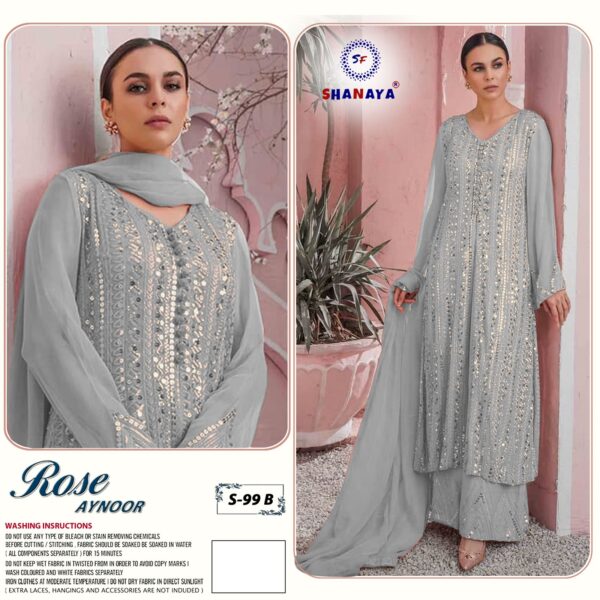 Shanaya Rose Aynoor S 99 Edition Latest Party Wear Pakistani Salwar Kameez