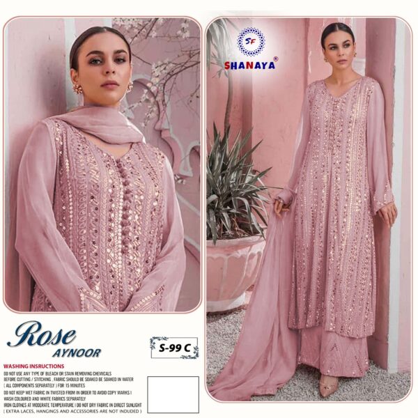 Shanaya Rose Aynoor S 99 Edition Latest Party Wear Pakistani Salwar Kameez