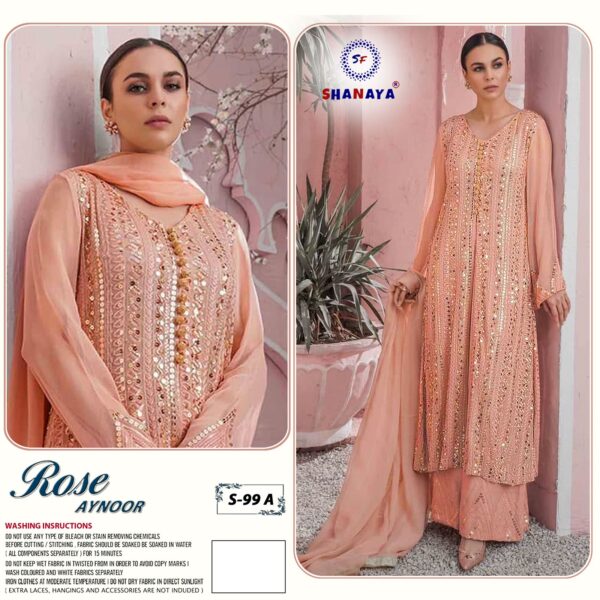 Shanaya Rose Aynoor S 99 Edition Latest Party Wear Pakistani Salwar Kameez