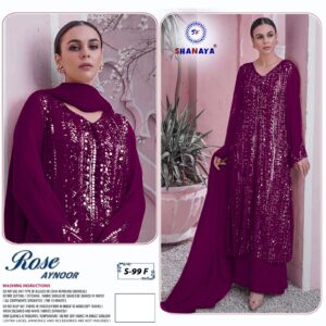 Shanaya Rose Aynoor S 99 Edition Latest Party Wear Pakistani Salwar Kameez