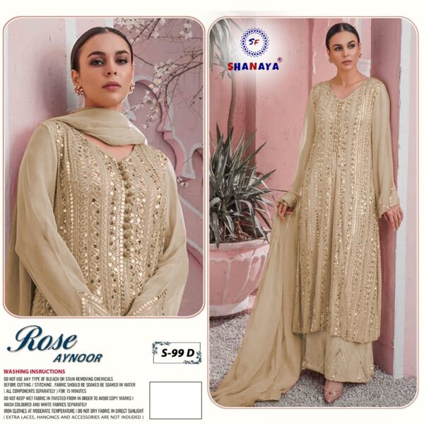 Shanaya Rose Aynoor S 99 Edition Latest Party Wear Pakistani Salwar Kameez