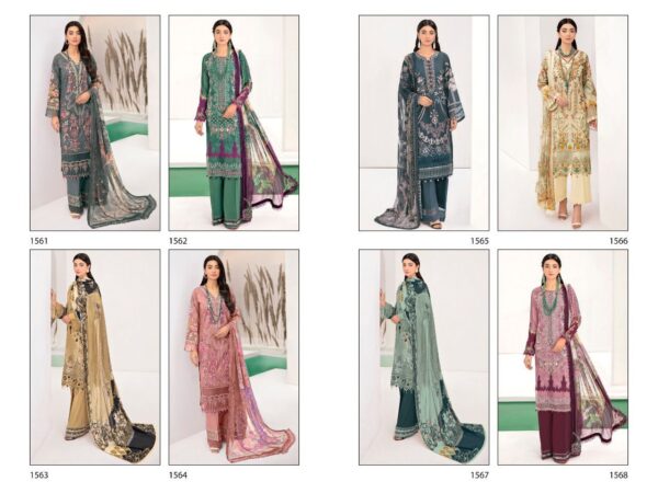 Chevron Lawn 22 Cotton Embroidery Pakistani Suits By Deepsy Suits