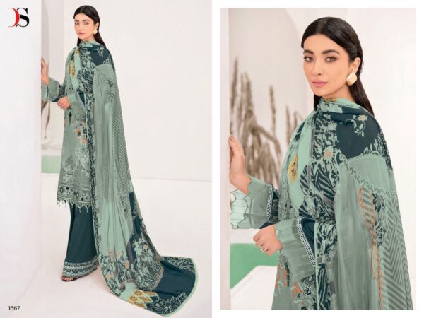 Chevron Lawn 22 Cotton Embroidery Pakistani Suits By Deepsy Suits
