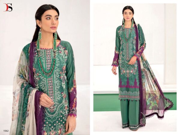 Chevron Lawn 22 Cotton Embroidery Pakistani Suits By Deepsy Suits