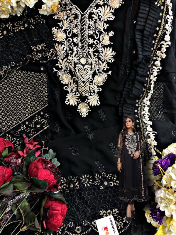 Fepic Rosemeen D 5204 Georgette Embroidery Pakistani Salwar Kameez