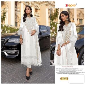 Fepic Rosemeen D 5204 Georgette Embroidery Pakistani Salwar Kameez