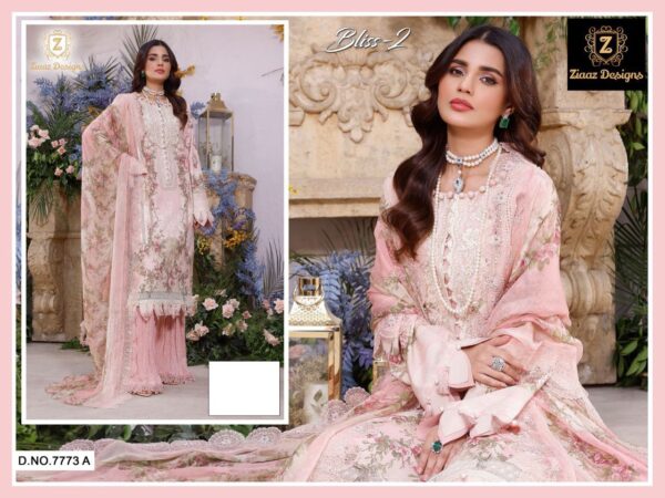 Ziaaz Designs Bliss 2 Muslin Cotton Digital Print Pakistani Suits