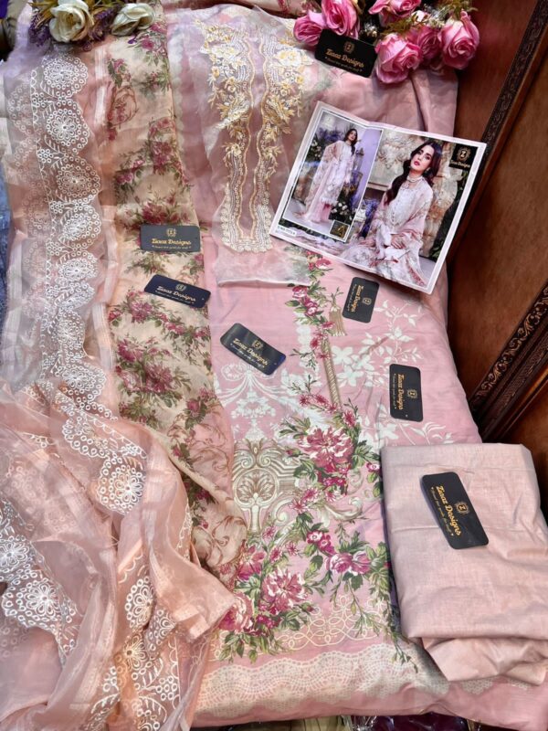 Ziaaz Designs Bliss 2 Muslin Cotton Digital Print Pakistani Suits
