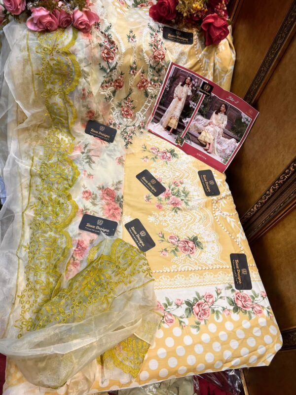 Ziaaz Designs Bliss 2 Muslin Cotton Digital Print Pakistani Suits
