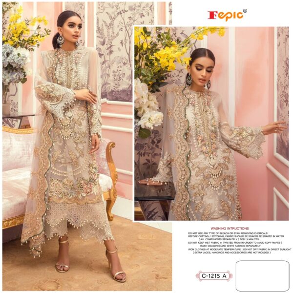 Fepic Rosemeen C 1215 Exclusive Partywear Pakistani Suits Collection