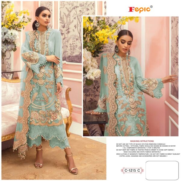 Fepic Rosemeen C 1215 Exclusive Partywear Pakistani Suits Collection