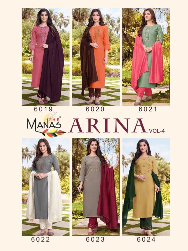 MANAS FAB ARINA VOL 4 KURTI