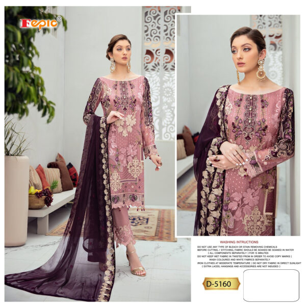 Fepic Rosemeen D 5160 Heavy Georgette Fancy Pakistani Suits