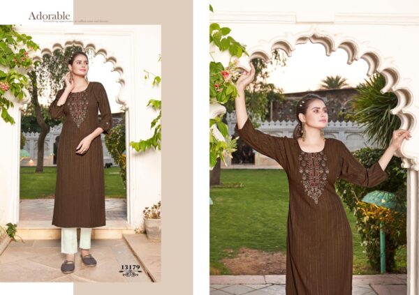 Kalaroop By Kajree Present Lipton Heavy Rayon Kurtis Catalogue Wholesaler