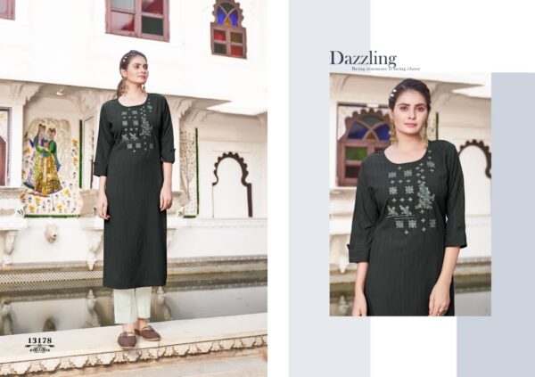 Kalaroop By Kajree Present Lipton Heavy Rayon Kurtis Catalogue Wholesaler