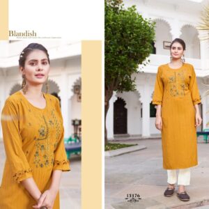 Kalaroop By Kajree Present Lipton Heavy Rayon Kurtis Catalogue Wholesaler