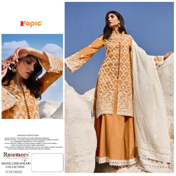 Fepic Rosemeen Image Chikankaari Pakistani Salwar Kameez Collection