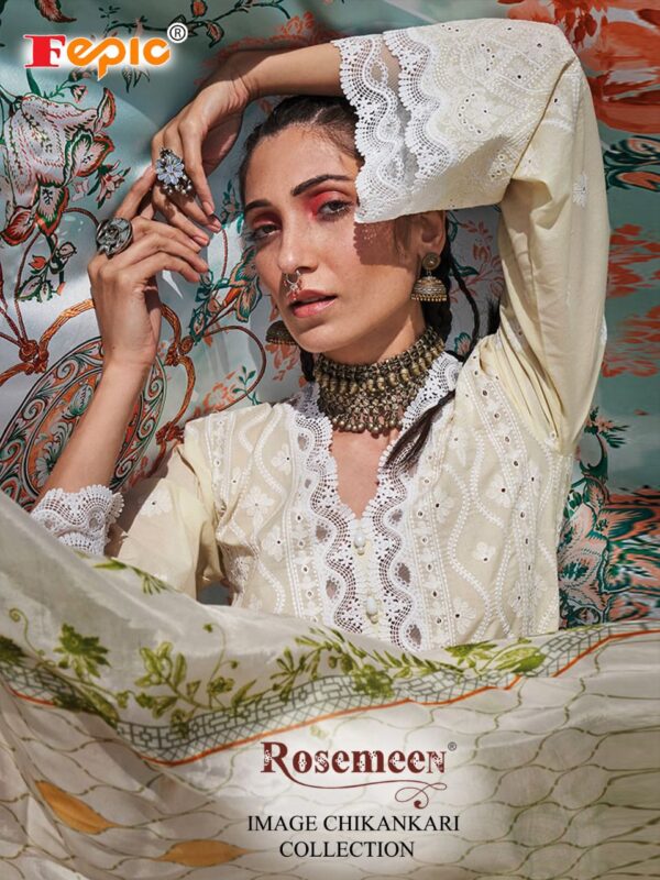 Fepic Rosemeen Image Chikankaari Pakistani Salwar Kameez Collection