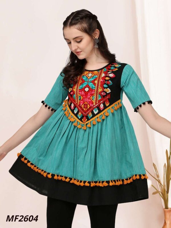 MESMORA NAVRANG FEMALE KEDIA COLLECTION LONG KEDIA TOPS FOR NAVRATRI
