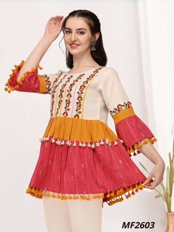 MESMORA NAVRANG FEMALE KEDIA COLLECTION LONG KEDIA TOPS FOR NAVRATRI