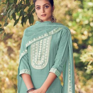 Vitara Fashion Present White London Kurti Plazzo With Dupatta