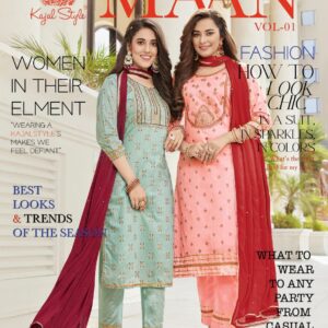 Kajal Style Maan Vol 1 Kurti With Pant And Dupatta Collection Wholesaler