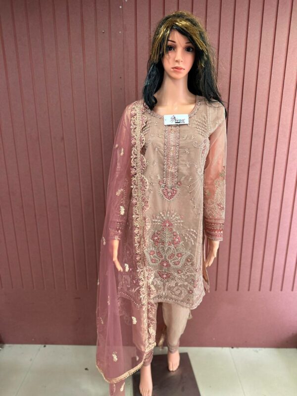 Shree Fab SR 1029 Organza Heavy Embroidery Readymade Pakistani Suits