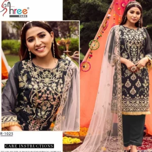 Shree Fab SR 1025 Organza Embroidery Work Readymade Pakistani Suits