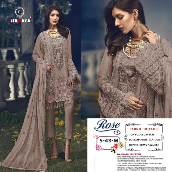 Shanaya Fashion Rose S 43 Georgette Pakistani Dresses