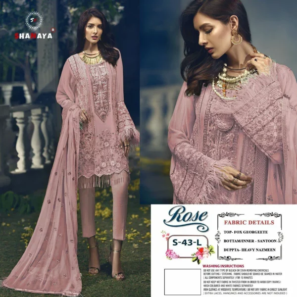 Shanaya Fashion Rose S 43 Georgette Pakistani Dresses