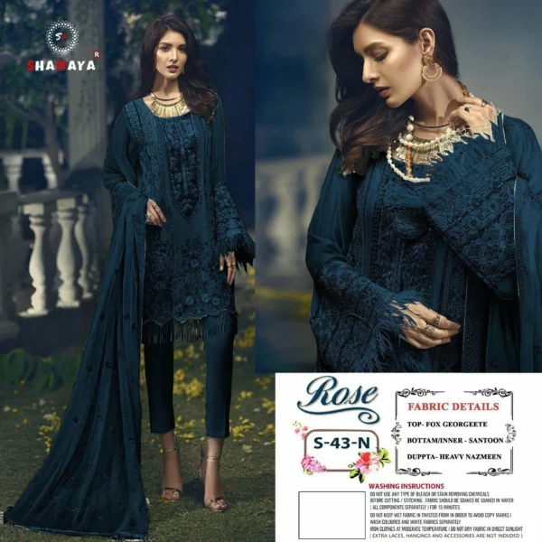 Shanaya Fashion Rose S 43 Georgette Pakistani Dresses