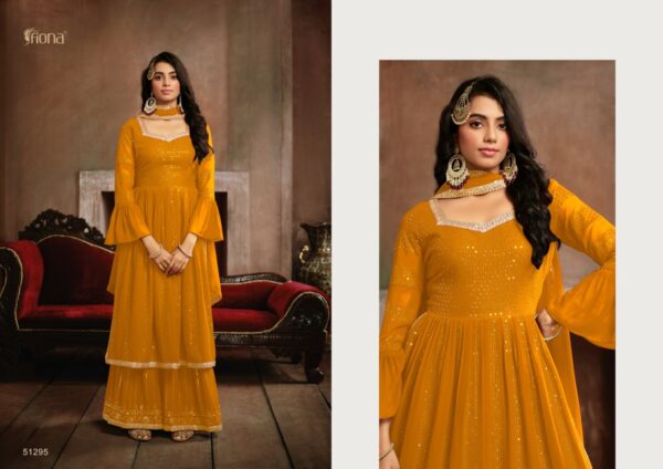 FIONA NYRA GEORGETTE EMBROIDERED SALWAR SUITS WHOLESALE